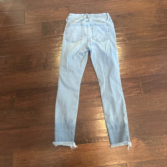 GOOD AMERICAN Good Legs High Rise Skinny Blue Jeans Size 6 / 28 GL 1037 373 - Picture 4 of 11